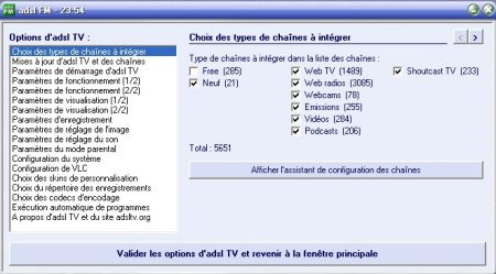 enregistrement ADSL TV