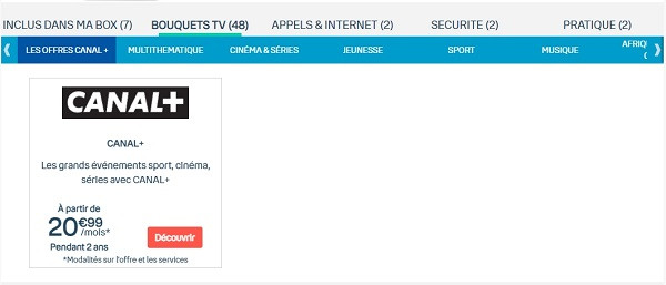 Il est possible de s'abonner à Canal+ depuis son espace client Bouygues Telecom
