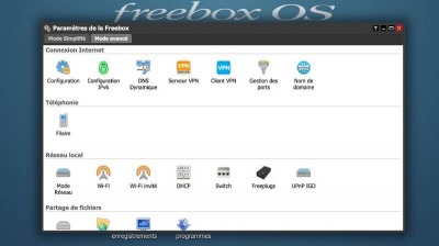 Freebox OS : l'interface web de la Freebox de Free