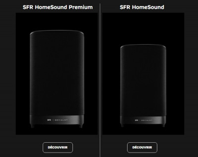 Nouvelles enceintes SFR Devialet : deux modèles de
