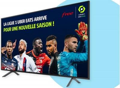 Le service Free Ligue 1 Uber Eats est accessible avec la Freebox Pop et la Freebox Mini 4K.