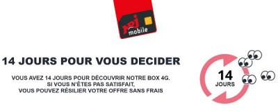14 jours pour décider avec la box 4G NRJ Mobile