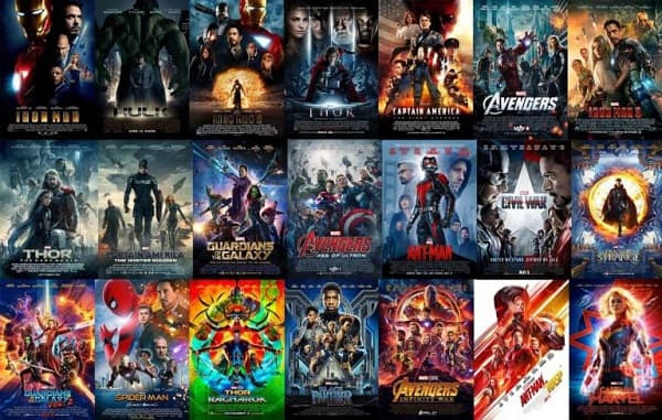 Les films de la franchise Marvel font partie des contenus Disney+