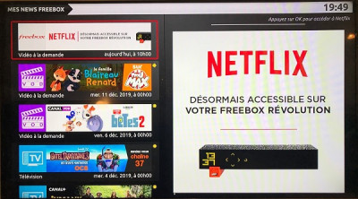 Netflix est disponible en option sur la Freebox Mini 4K et la Freebox Révolution
