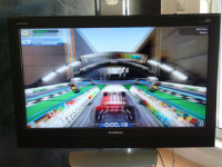 Trackmania sur une TV 3D