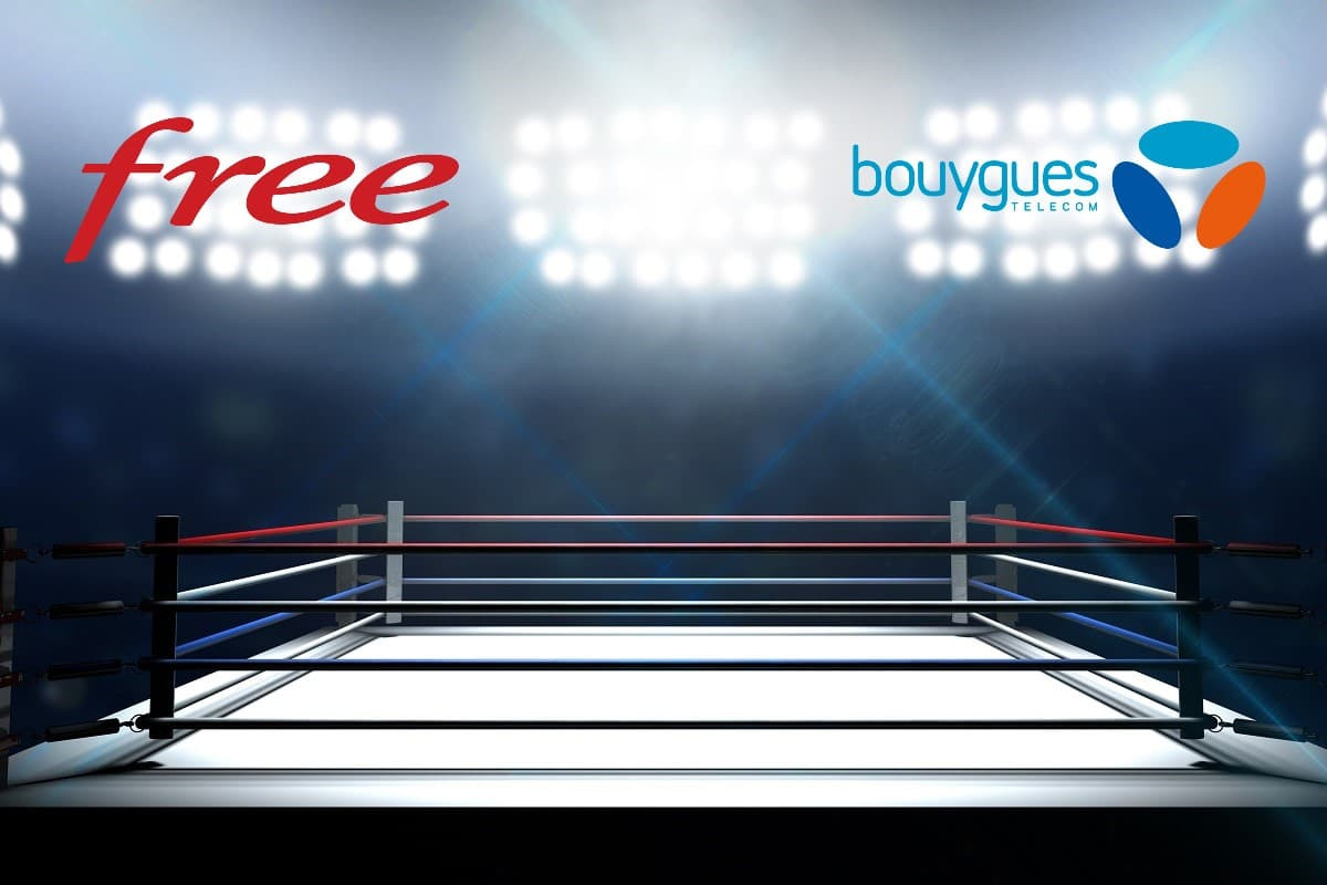 Ring boxe match Freebox Pop contre Bbox Must