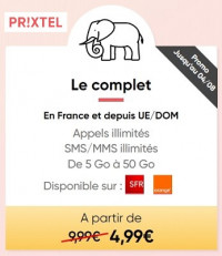 Avec les forfaits ajustables de Prixtel, vous payez ce que vous consommez