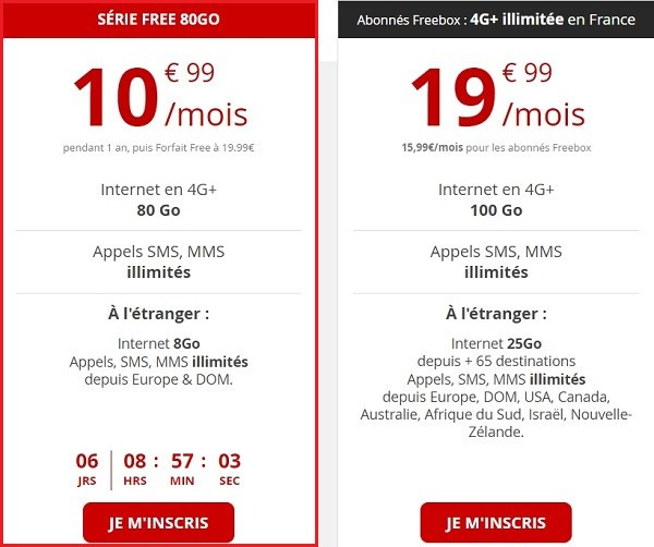 la nouvelle série limitée est à seulement 10,99€/mois la première année.