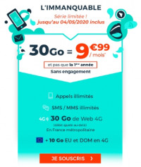 Un forfait 30 Go à seulement 9,99€/mois à vie avec le nouveau forfait en promo Cdiscount Mobile