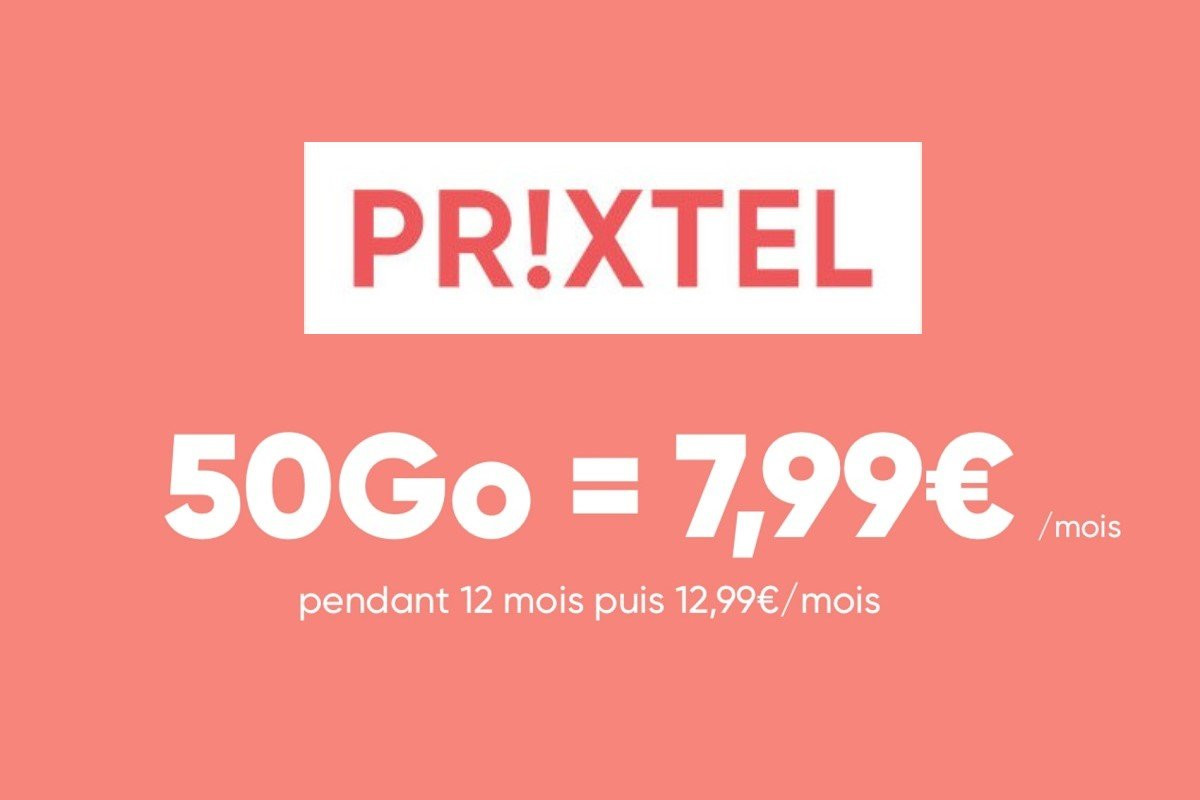 La Giga série, c'est un forfait mobile 50 Go à seulement 7,99€/mois