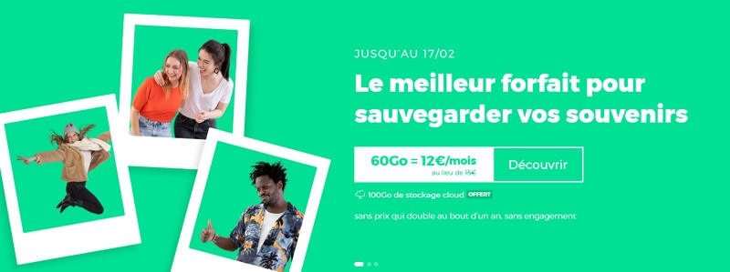 Le forfait mobile RED avec cloud 100 Go offert pour sauvegarder ses photos