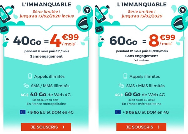 les deux séries limitées Cdiscount Mobile se terminent demain.