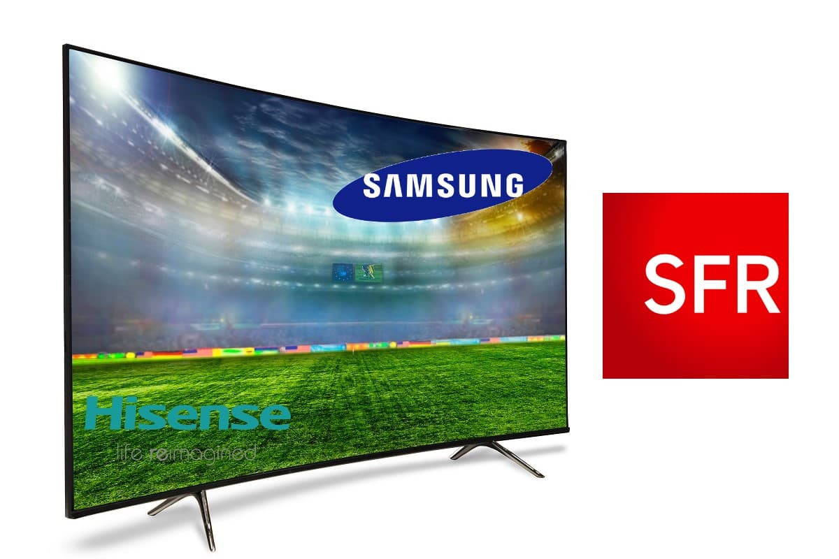 smart-TV Hisense ou Samsung dès 1€ avec SFR Premium