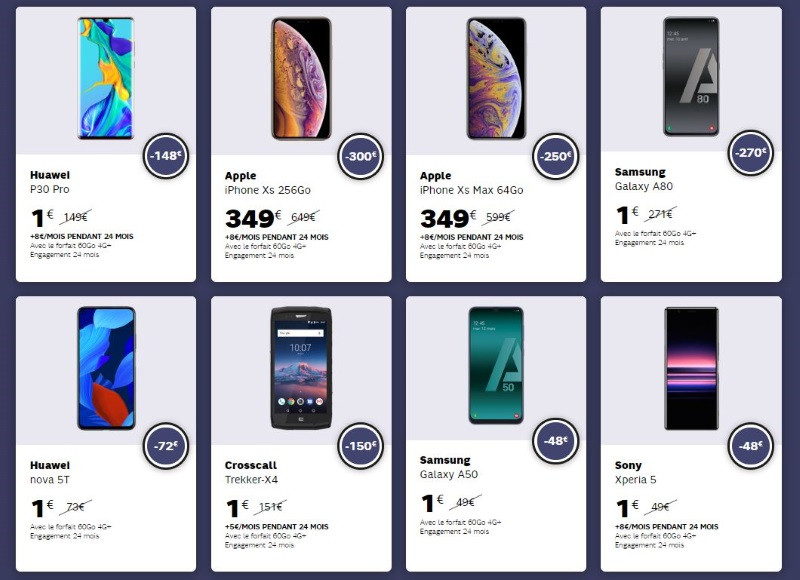 SFR : Huawei P30 Pro pas cher et Apple XS en promo pour le Black Friday