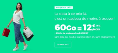 forfait pas chez RED en novembre 2019