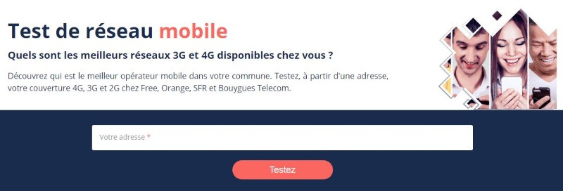 Faire le test de couverture 4G