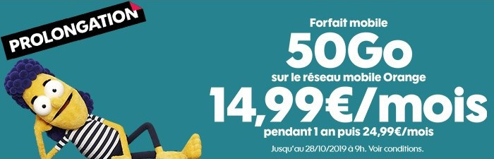 Un forfait mobile Sosh est 5 à 10€ moins chers qu'Orange