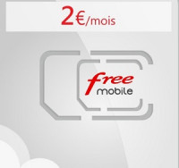 Le forfait pas cher de Free est aussi à 2€/mois