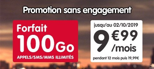 Le Woot 100 Go de Nrj Mobile, c'est le forfait pas cher avec le plus de data