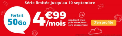 forfait 4G à petit prix en août 2019 :l'offre mobile Auchan Telecom