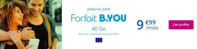 Le forfait mobile Bouygues en promotion en août 2019