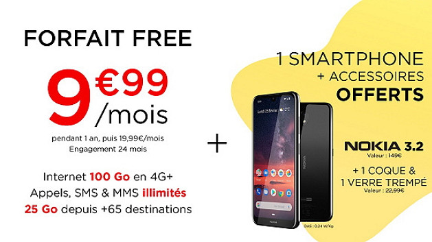 Forfait Free en vente privée : prix promo et smartphone offert