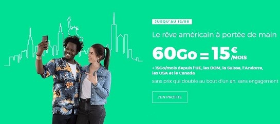 Le forfait mobile RED Travel est en promotion jusqu'au 12 août.