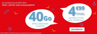La série limitée 40 Go d'Auchan Télécom dure jusqu'au 8 août