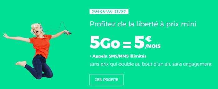 Forfait RED en promotion pour les petits budgets