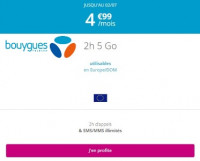 Que vaut le forfait pas cher de Bouygues Telecom en juillet 2019 ?