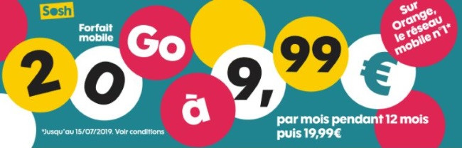 Forfait pas cher sur le réseau Orange : les promos Sosh