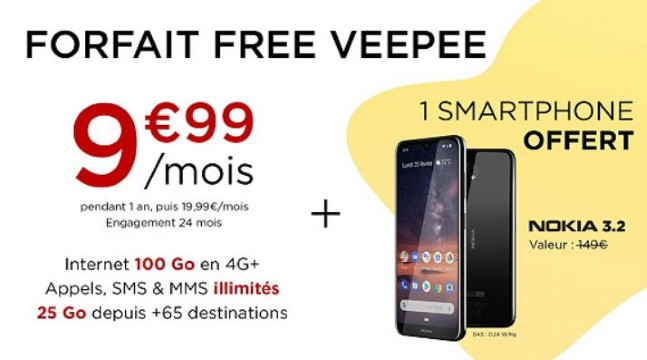 forfait free en vente privée juin 2019