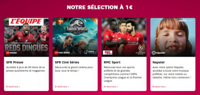 Promo forfait mobile et box SFR : les options à 1 euro par mois