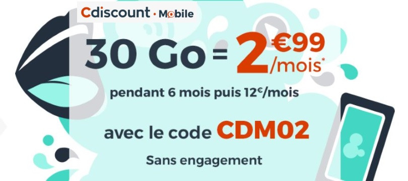 Forfait pas cher : l'immanquable Cdiscount Mobile