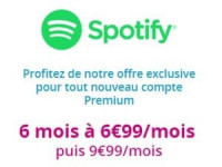 Spotify en promoition avec les forfaits Bouygues