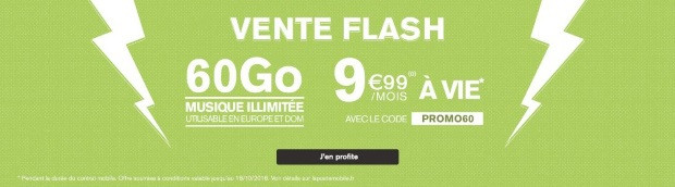 Vente flash La Poste Mobile