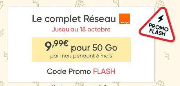 Forfait Prixtel en promo réseau orange