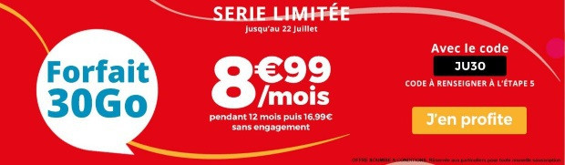 Forfait 3à Go en promo