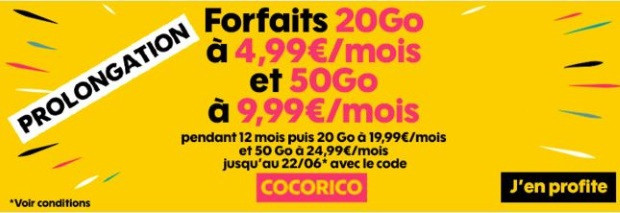 Forfait Sosh en promo