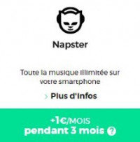 Promo RED : Napster à 1€