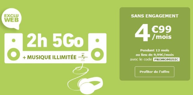 La Poste Mobile : 5 Go à moins de 5€