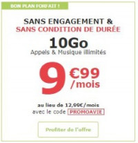 Forfait La Poste Mobile à tarif réduit