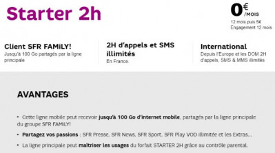 Forfait SFR gratuit pendant un an