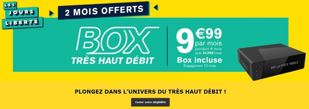 Internet La Poste : box THD en promo