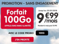 NRJ Mobile : forfait 100 Go pas cher