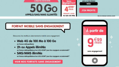 NRJ Mobile Woot 50Go