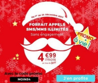 Auchan Telecom : forfait appels en promo à vie