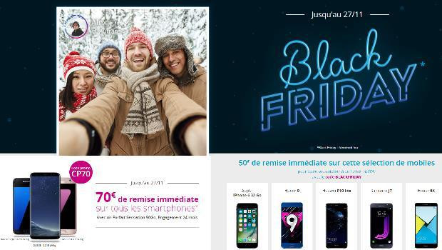 Promos sur les mobiles Black Friday