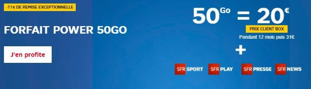 Forfait data SFR Altice