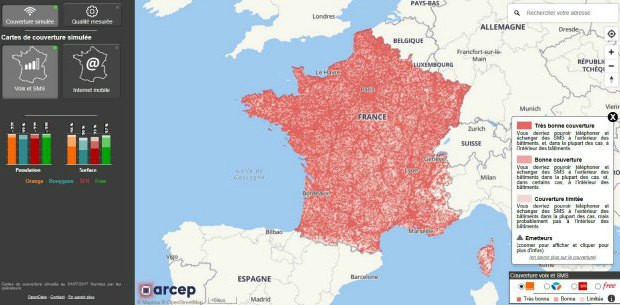 Comparer la qualité de s réseaux mobiles